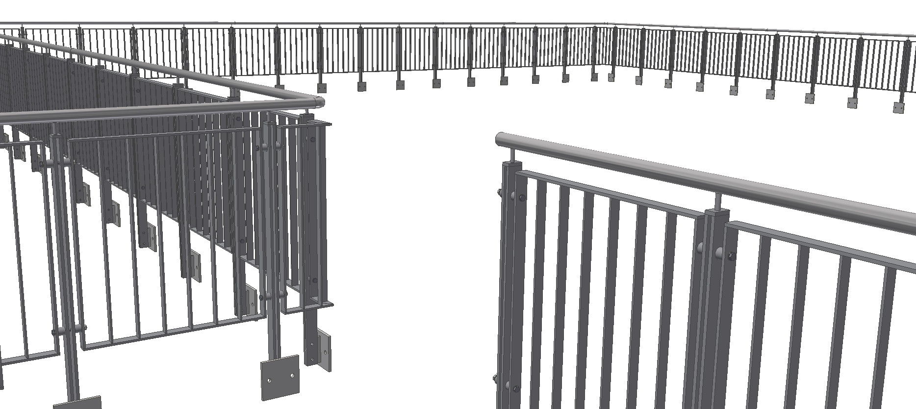 Railing structures